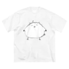 やんさん屋の寝グセ鳥桐 ビッグシルエットTシャツ