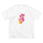 もなかのはれんちピーチちゃん🍑 ビッグシルエットTシャツ