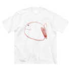 MarsProductsのおさかなちゃん ビッグシルエットTシャツ