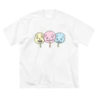 Siderunの館 B2のドクロ風味な綿菓子 ビッグシルエットTシャツ