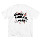 JAPAN SAPPORO WALKのJAPAN SAPPORO WALK ロゴ グッズ ビッグシルエットTシャツ
