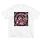 SASALILI 刺燐々の能音楽-能人生(Sabi) ビッグシルエットTシャツ