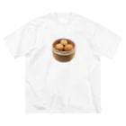 メシテロタイプ（飯テロTシャツブランド）のごま団子（芝麻饺子） Big T-Shirt