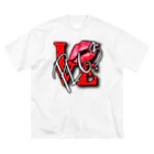 P.L.6.3のP.L6.3【LOVE】 ビッグシルエットTシャツ