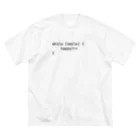 Hirofumi Sameshimaのスマイルのループ　ハッピーのインクリメント ビッグシルエットTシャツ