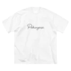 ペキニーズくらぶ（SUZURI支店）のpekingese_black 루즈핏 티셔츠