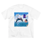 𝙈𝙊𝙈𝙊'𝙨 𝙎𝙝𝙤𝙥のイルカと遊ぼう Big T-Shirt