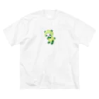 satoayaのアニマルカフェのフルーツアニマル　メロンパンダ ビッグシルエットTシャツ