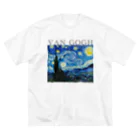 MUGEN ARTのゴッホ / 星月夜　The Starry Night 世界の名画 Big T-Shirt