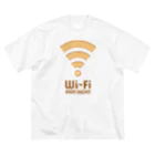 kg_shopのWi-Fi バウムクーヘン ビッグシルエットTシャツ