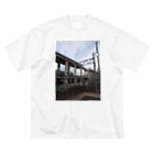 19820909の知立駅 ビッグシルエットTシャツ