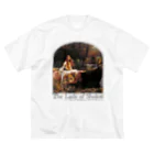 MUGEN ARTのシャロットの女（シャロット姫）　The Lady of Shalott　ジョン・ウィリアム・ウォーターハウス ビッグシルエットTシャツ