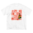 Cicogna（チコーニャ）のpatchwork GIRL ビッグシルエットTシャツ