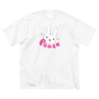 USAGI DESIGN -emi-のピース ビッグシルエットTシャツ