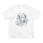 blossomの淡色青紫系女の子 Big T-Shirt