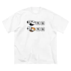 ぽぴーぴぽーのジャイアントパンダとレッサーパンダの漢字 Big T-Shirt