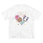イラスト MONYAAT のズレぱんだちゃんのアイスクリームB Big T-Shirt