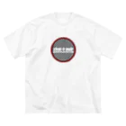 chat noirのchat noir circle logo ビッグシルエットTシャツ