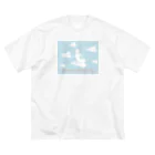 soraのHave a good day 紙飛行機に乗った猫のさぶろう Big T-Shirt