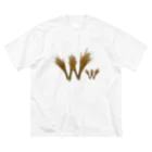 現実漫画の「Ww」～親子で大爆笑ver～ ビッグシルエットTシャツ