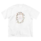 shix2のゆるりヨガ　サンサルテーション ビッグシルエットTシャツ