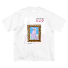 yuko maegawaの猫ちゃんマガジン ビッグシルエットTシャツ