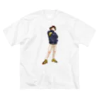 haenu.shopの帰宅部エース Big T-Shirt