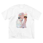 ヤバいTシャツ屋しゃんの暑い夏はアイスだ011 Big T-Shirt