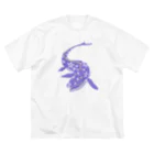 Kelfoy.のモササウルス(花柄) Big T-Shirt