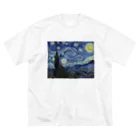 世界美術商店の星月夜 / The Starry Night ビッグシルエットTシャツ