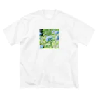 蛍石のhydrangeas ビッグシルエットTシャツ