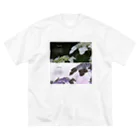 蛍石のhydrangeas ビッグシルエットTシャツ