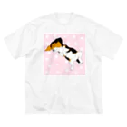 のんちゃんのおやすみパピー　A ビッグシルエットTシャツ