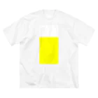 BEER color 7：3のBEER color 7：3　長方形ver. ビッグシルエットTシャツ