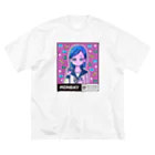 x曜日の彼女 の01-1-high school-Monday ビッグシルエットTシャツ