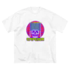 中華呪術堂（チャイナマジックホール）の【前面】skeleton emperor ビッグシルエットTシャツ