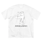 殺戮の勇者のPOWER is MONEYシャツ Big T-Shirt