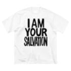 mokasの羽T　salvation ビッグシルエットTシャツ