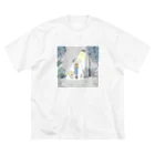 もるの森と雨音を感じる ビッグシルエットTシャツ