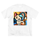 T2 Mysterious Painter's ShopのMysterious Cat Big T-Shirt