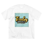 TukaretaINUのTiredog Tシャツ ビッグシルエットTシャツ