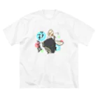 AtelierCharoiのツクツク音頭 ビッグシルエットTシャツ