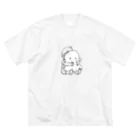 渡邊 春菜のおばけちゃんハグする赤ちゃん ビッグシルエットTシャツ