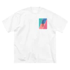 ねぐの彼女募集中 ビッグシルエットTシャツ