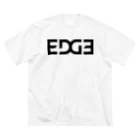 hakonedgeのEDGE(BLACK) ビッグシルエットTシャツ