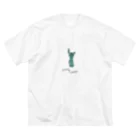 とある丸眼鏡の描き散らしのSTATUE OF LIBERTY_透明 Big T-Shirt