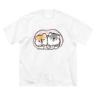 ほんわかしばいぬのほんわかしばいぬ(毛布) ビッグシルエットTシャツ