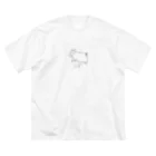 うさぎ本舗のゆるいうさぎ ビッグシルエットTシャツ