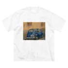 Akiyoのフィレンツェ画房 のフィアットチンクエチェント ビッグシルエットTシャツ