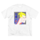 アニマル四字熟語のガイジン写楽 ビッグシルエットTシャツ